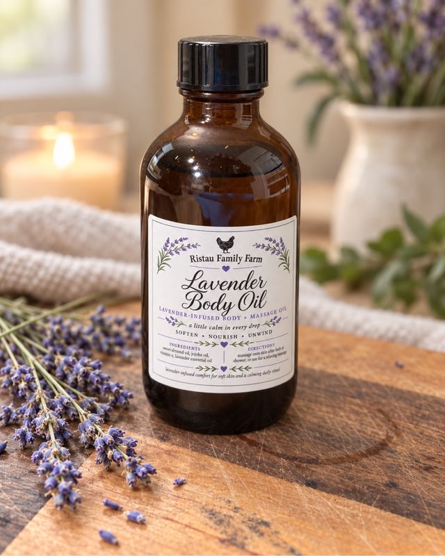 Lavender Body Oil bottle