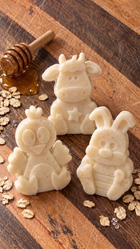 Little Miles baby soap shaped like farm animals